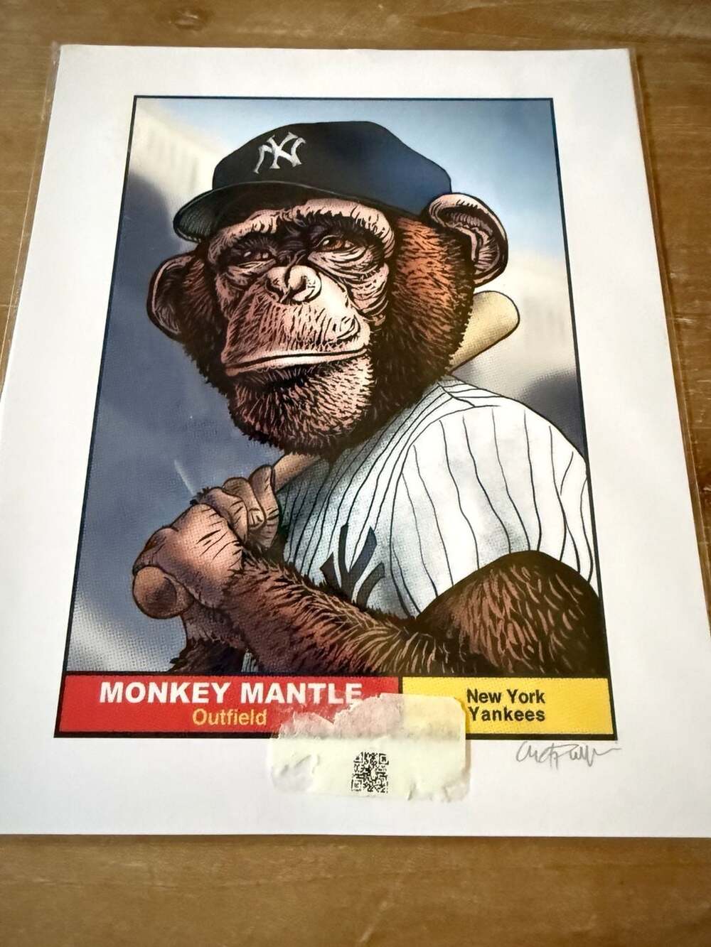 Monkey Mantle 8" x 10" Print by Chet Phillips